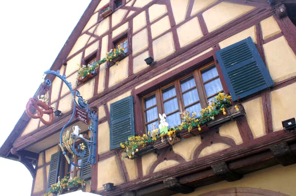 Eguisheim: maison  colombages